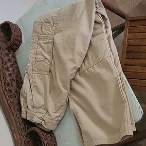 5.11 tactical khaki cargo pants multiple pockets